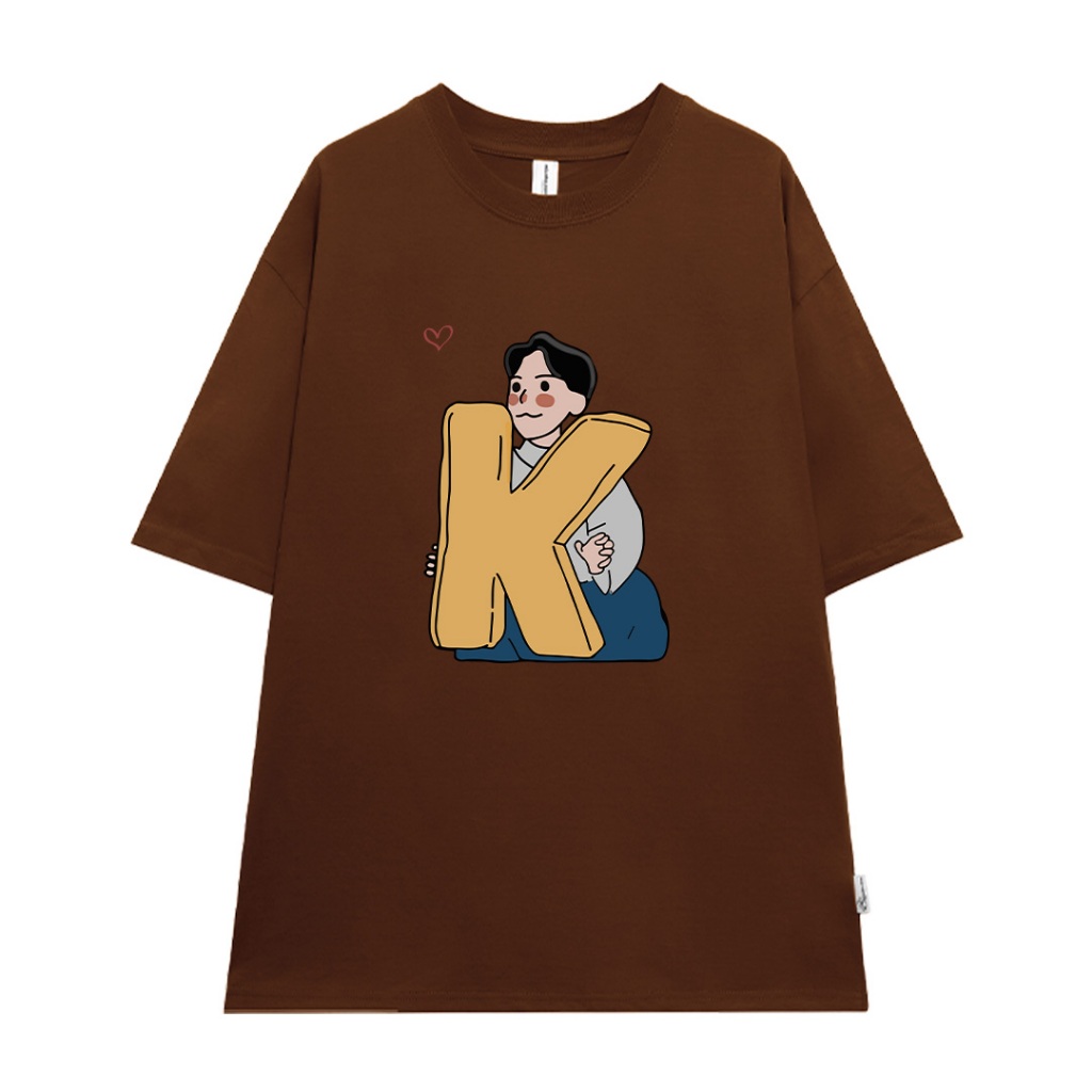 Áo thun couple cặp đôi local brand form rộng ATD763 Miucho cotton cổ tròn in artwork_thumbnail_4