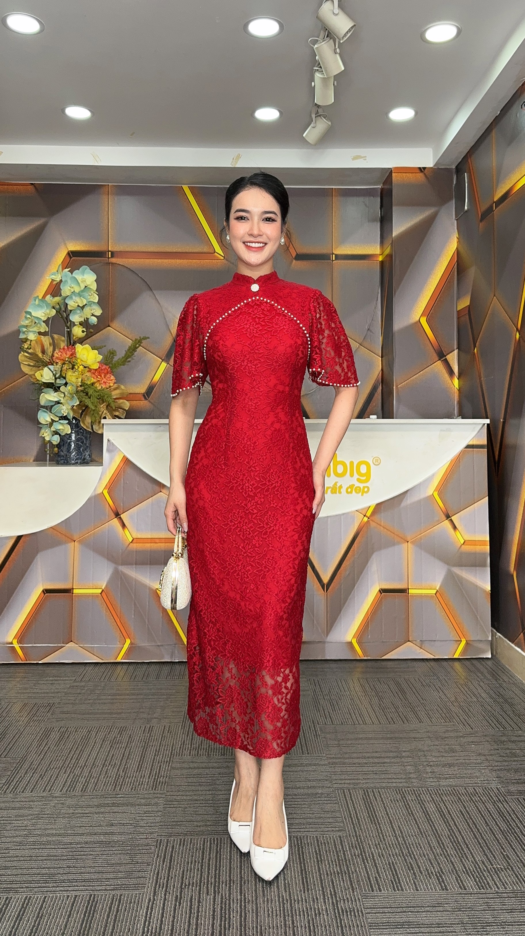 Đầm sườn xám - Y1855 - Thương hiệu Zonbig_thumbnail_1