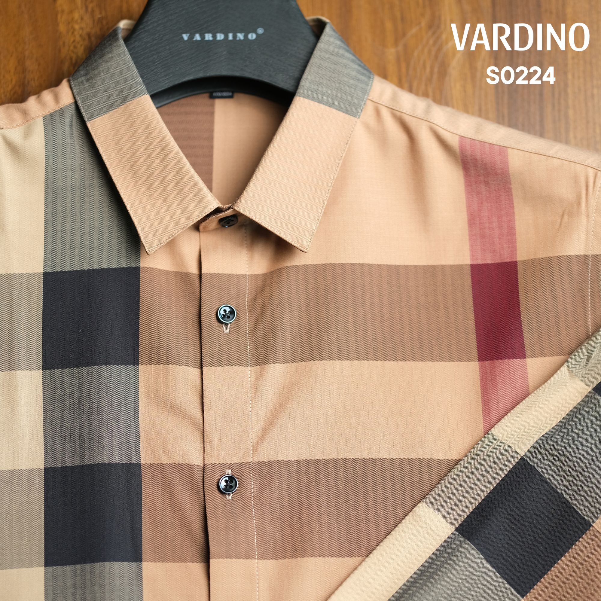 Áo sơ mi kẻ dài tay Vardino S0224_thumbnail_8