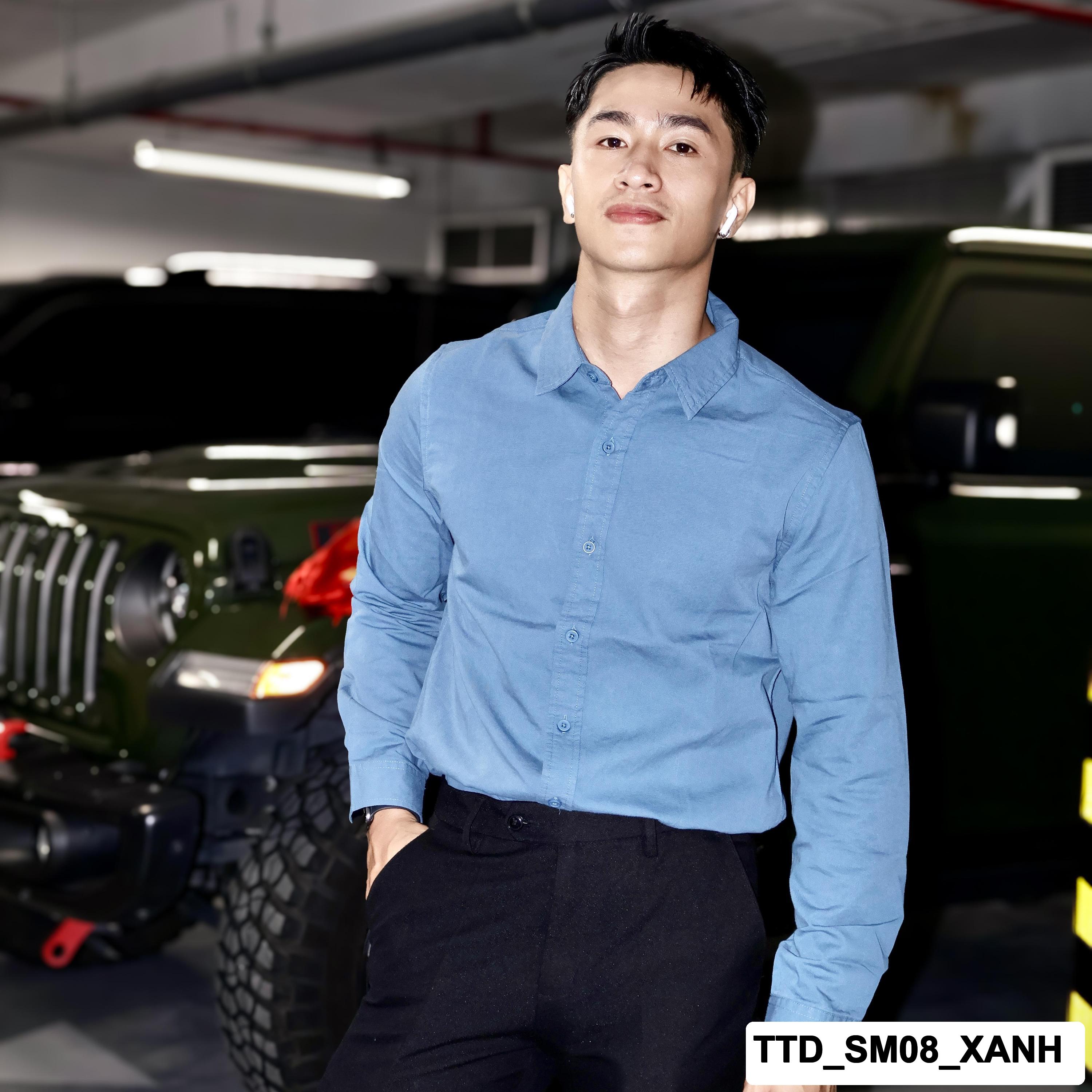 TTD_SM08 - Sơ mi trơn , đơn giản basic