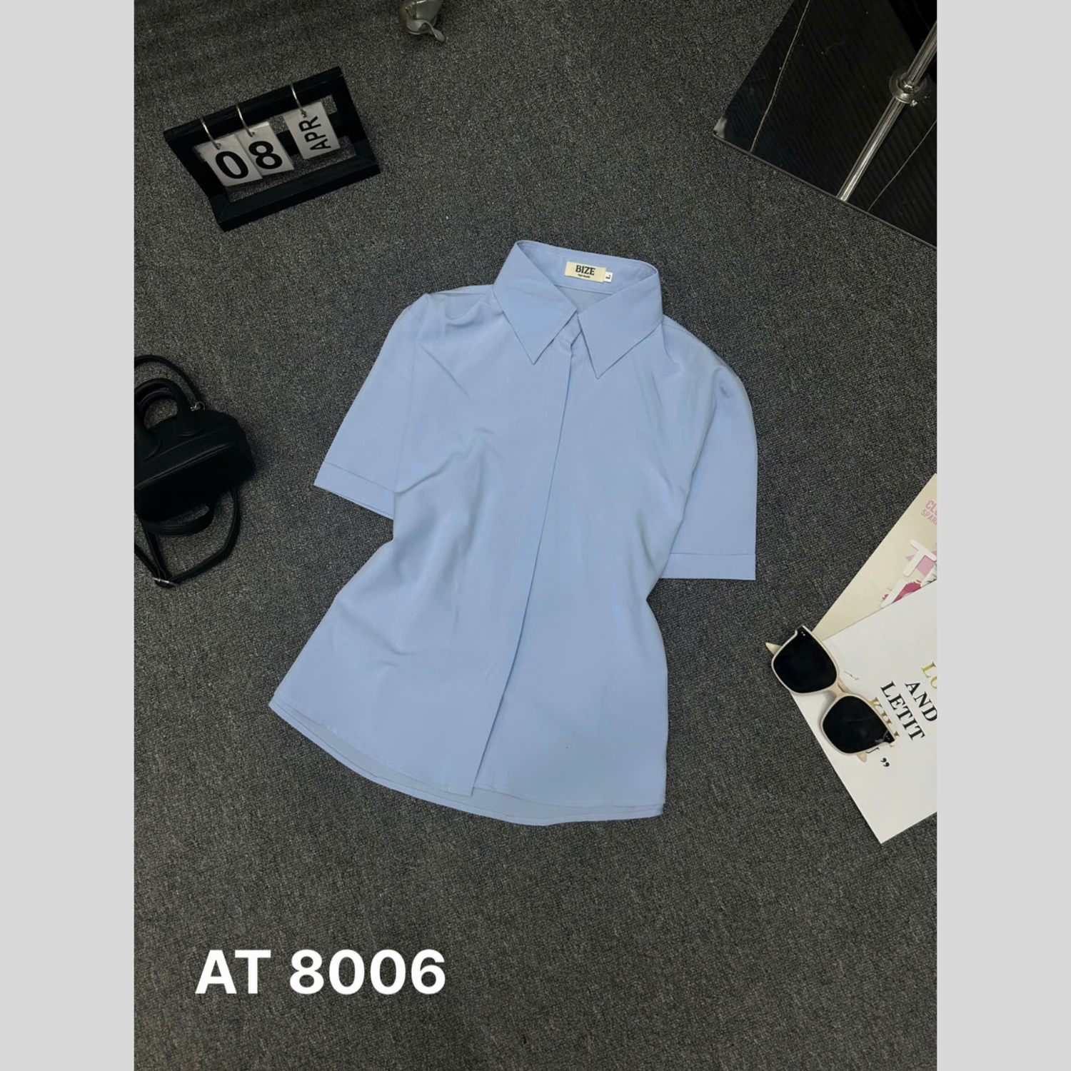 Áo sơ mi tay ngắn kiểu basic bigsize AT8006 dành cho nàng béo mập từ 55-90kg_thumbnail_14
