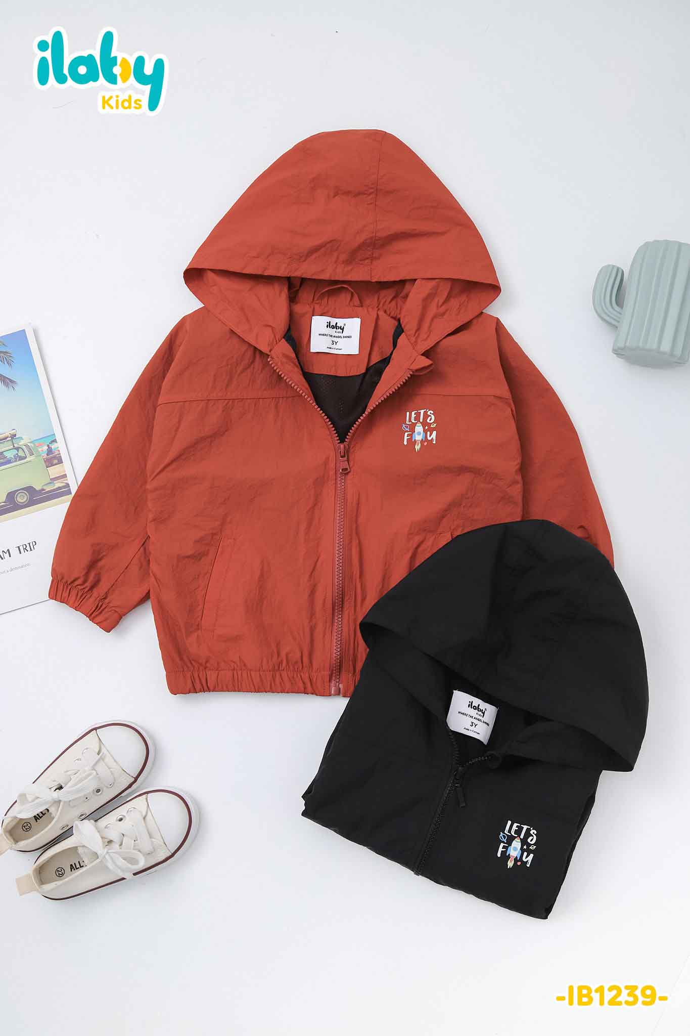 Áo gió trơn in hình_thumbnail_2