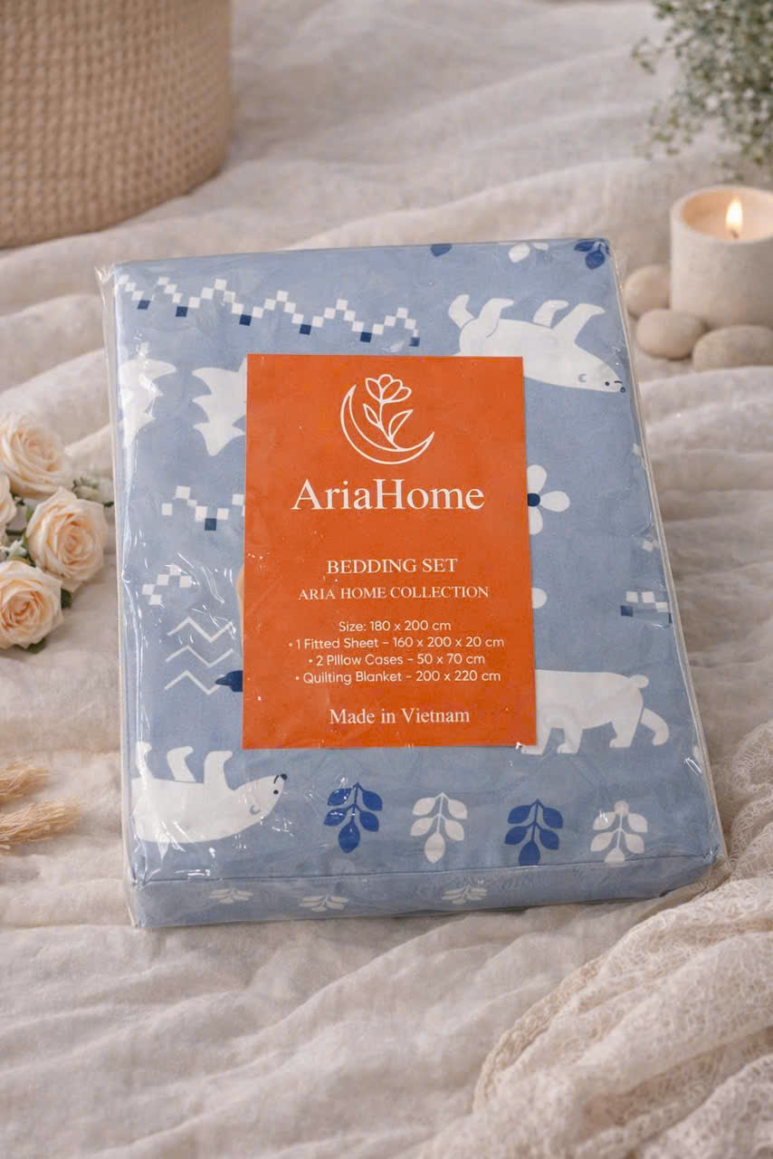 Bộ Ga Giường Microfiber Cao Cấp Aria Home_thumbnail_2