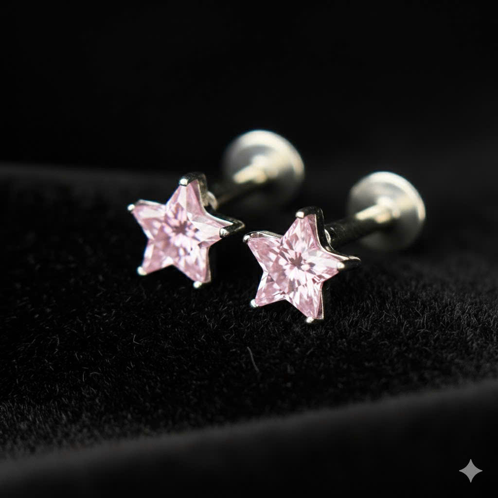 Khuyên kiểu titan sao hồng 4mm_thumbnail_2