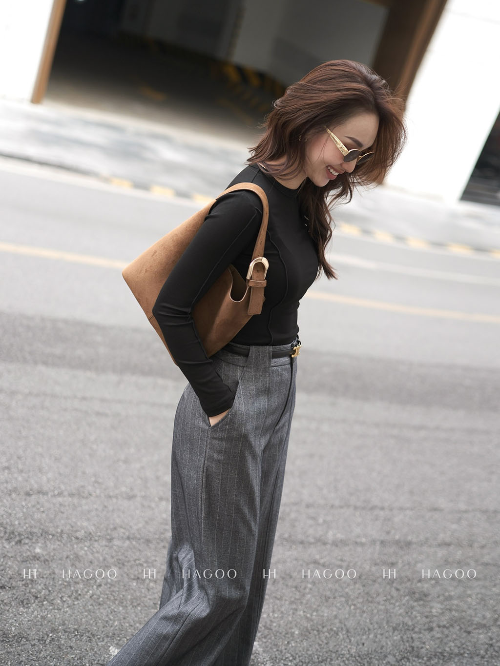 Áo thun cổ tròn bấu ly bèo HAGOO_thumbnail_8