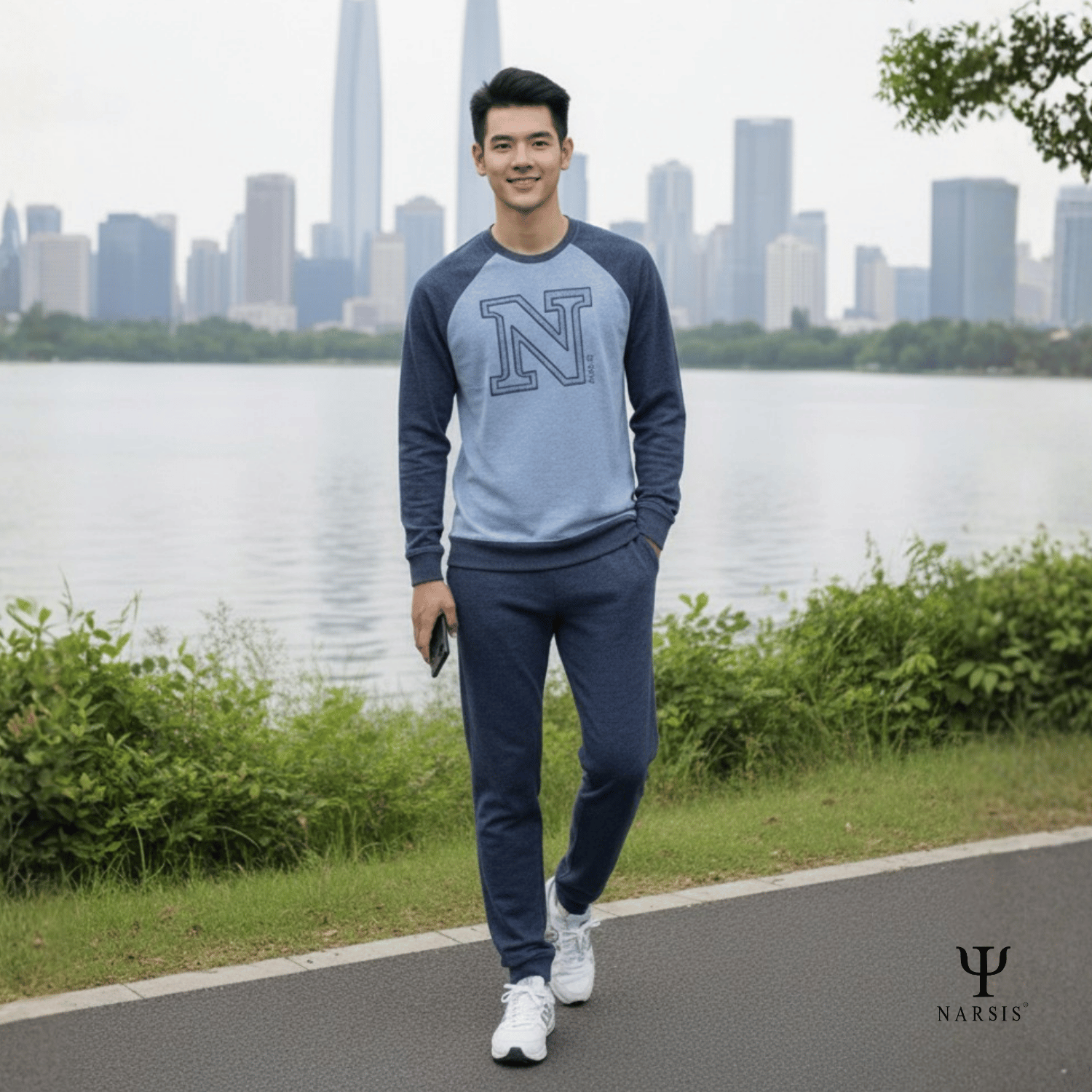 BỘ THU ĐÔNG NAM E6008 NARSIS CHẤT LIỆU THOÁNG MÁT, DỄ CHỊU, THOẢI MÁI CẢ NGÀY, DỄ VẬN ĐỘNG_thumbnail_2