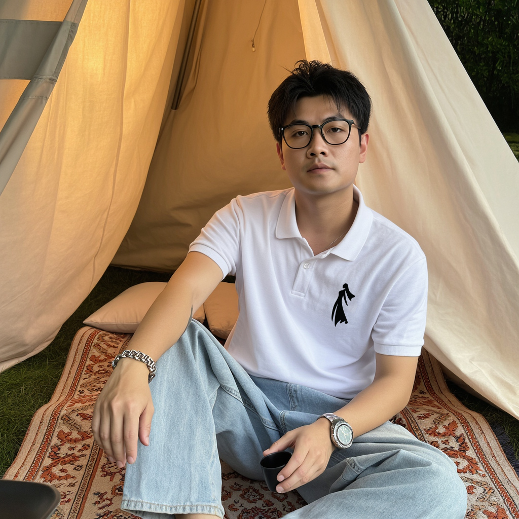 Áo polo nam form regular PLCSD2439 Miucho Iconic chất vải cá sấu co giãn thoáng mát in artwork_thumbnail_5