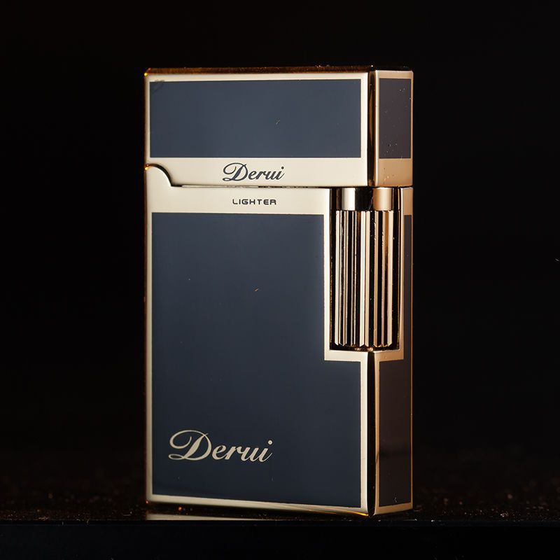 Bật lửa gas DERUI 1009 màu đen