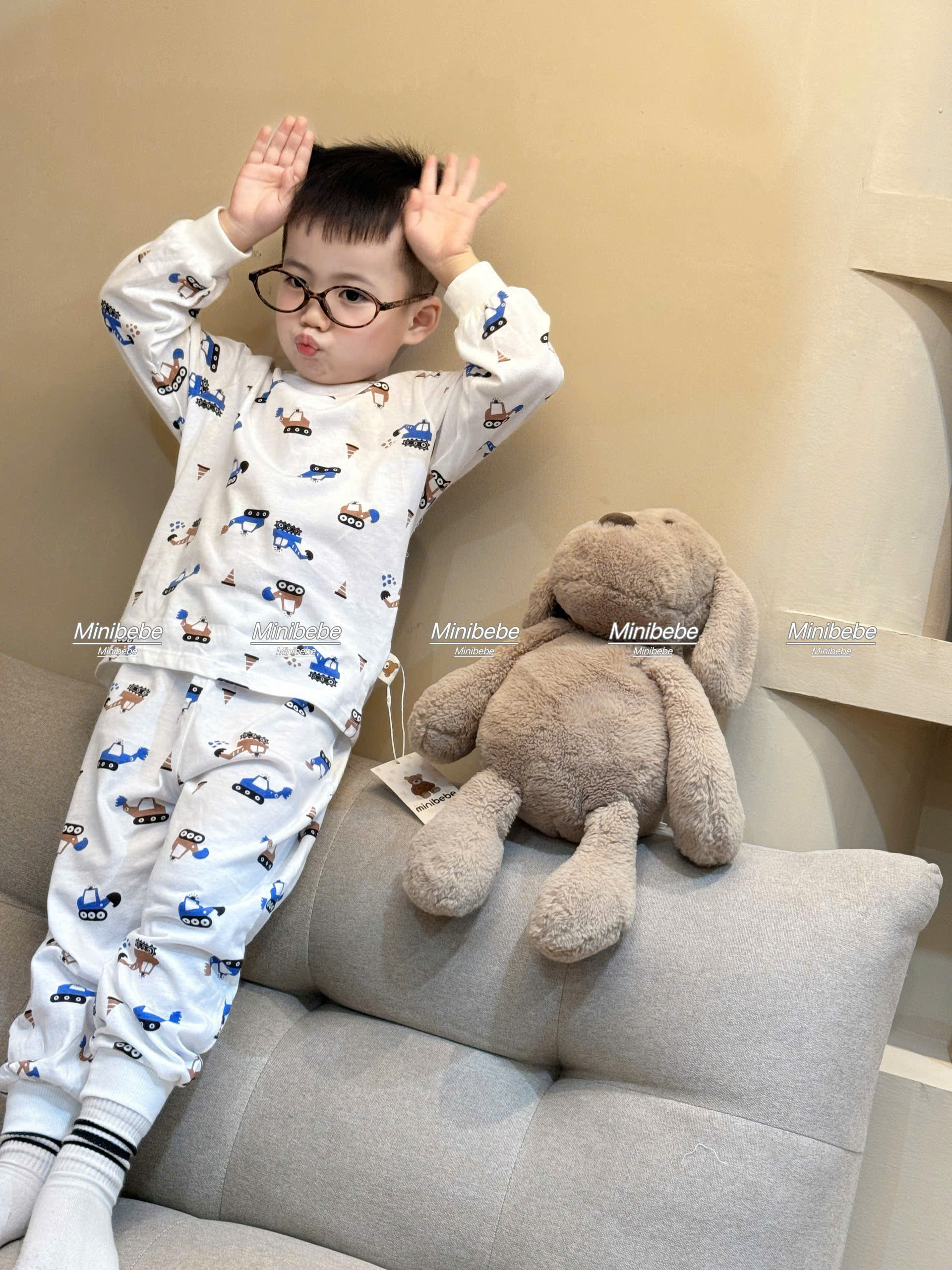 Q73 SET 2 BỘ DÀI ĐỦ MẪU Ô TÔ XANH TRẮNG- A100.297_thumbnail_2