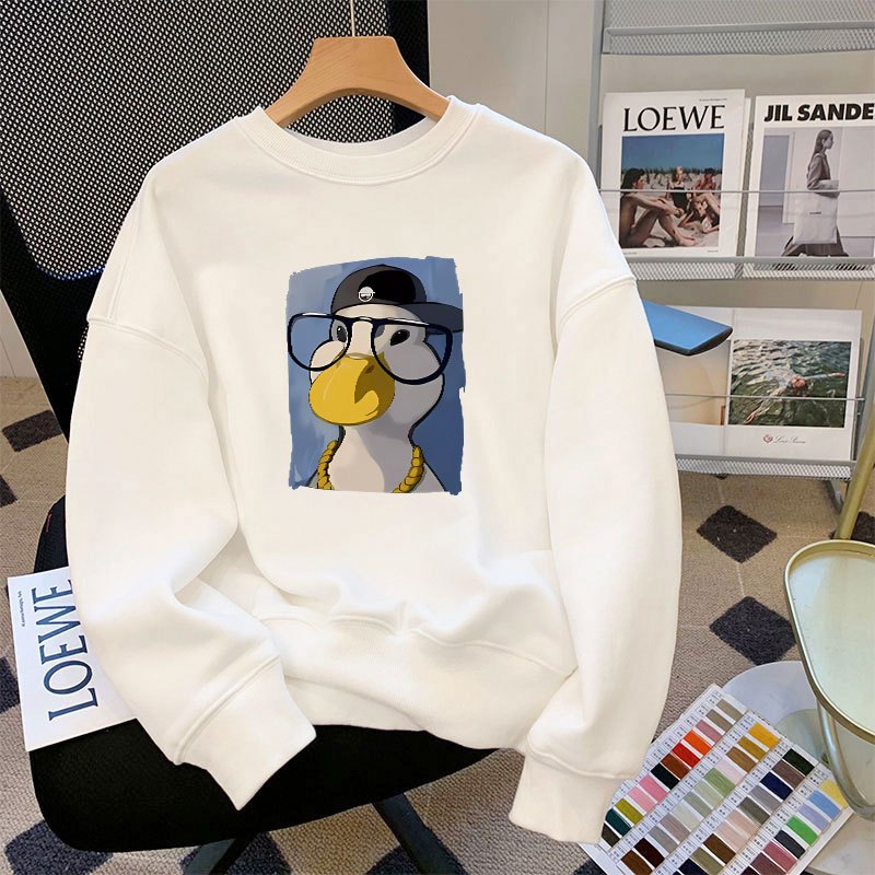 Áo sweater nữ in hình thời trang - Áo nỉ nữ thu đông dáng rộng - Loza G0081_thumbnail_7