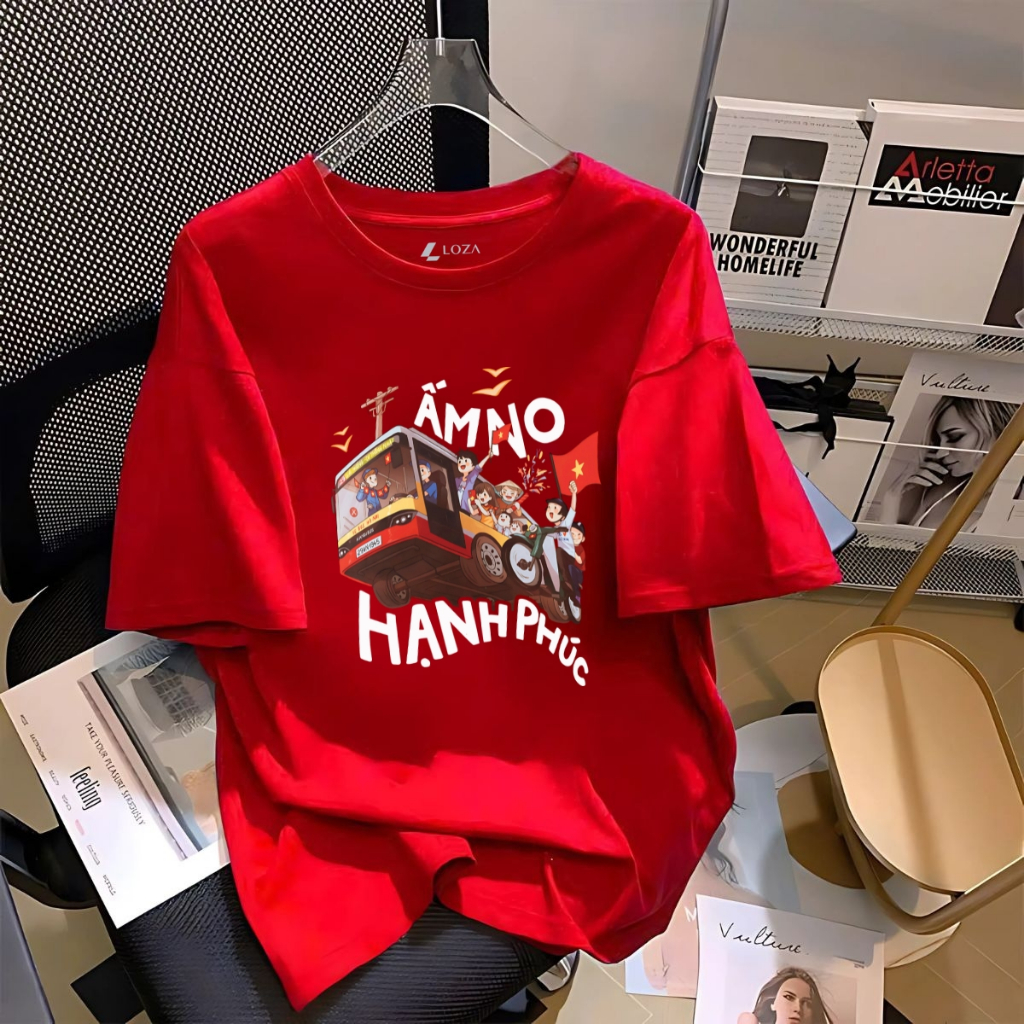 [Form rộng] Áo thun in hình 