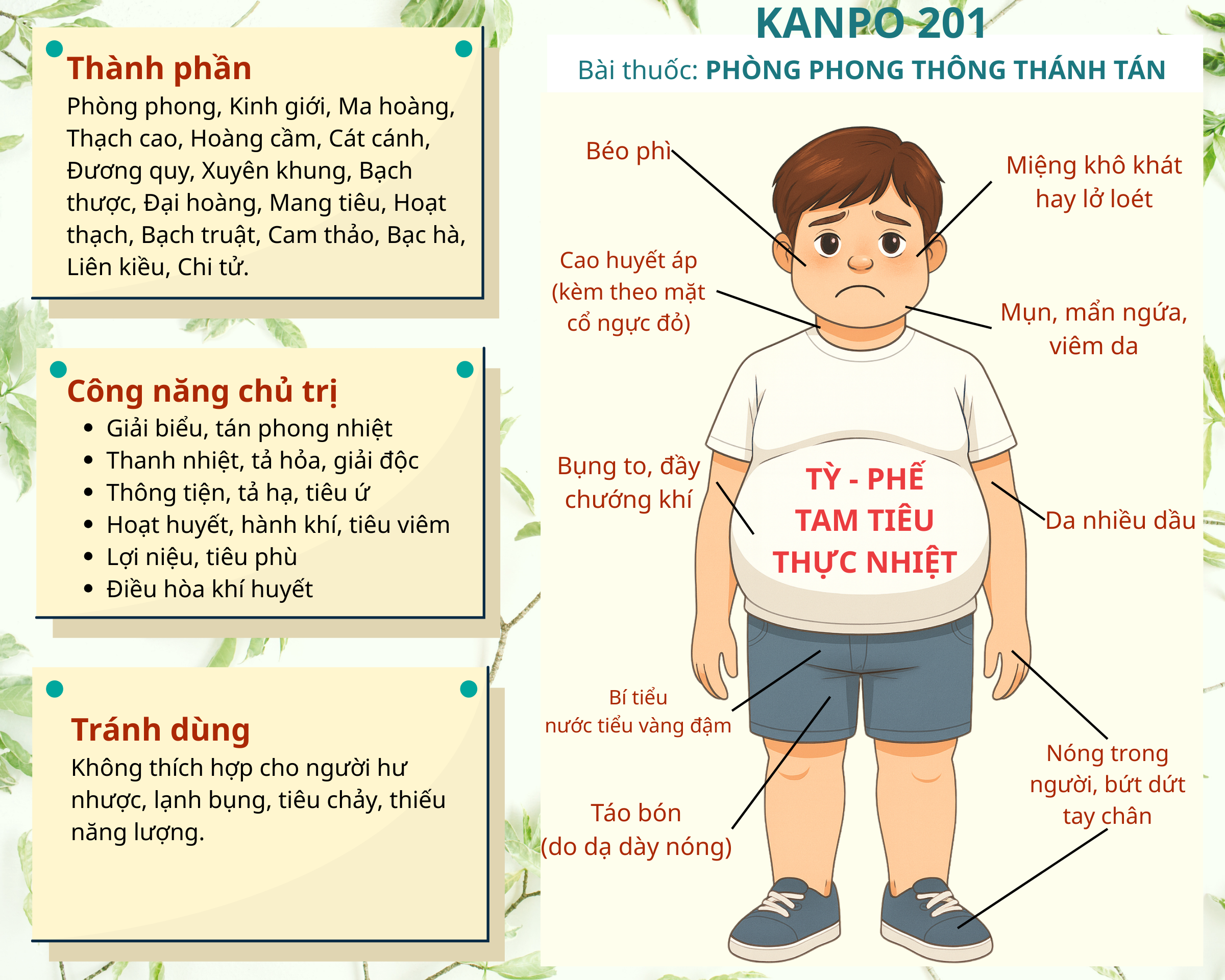 KANPO 201 – Detox, thải độc ruột, giảm cân, giảm mỡ