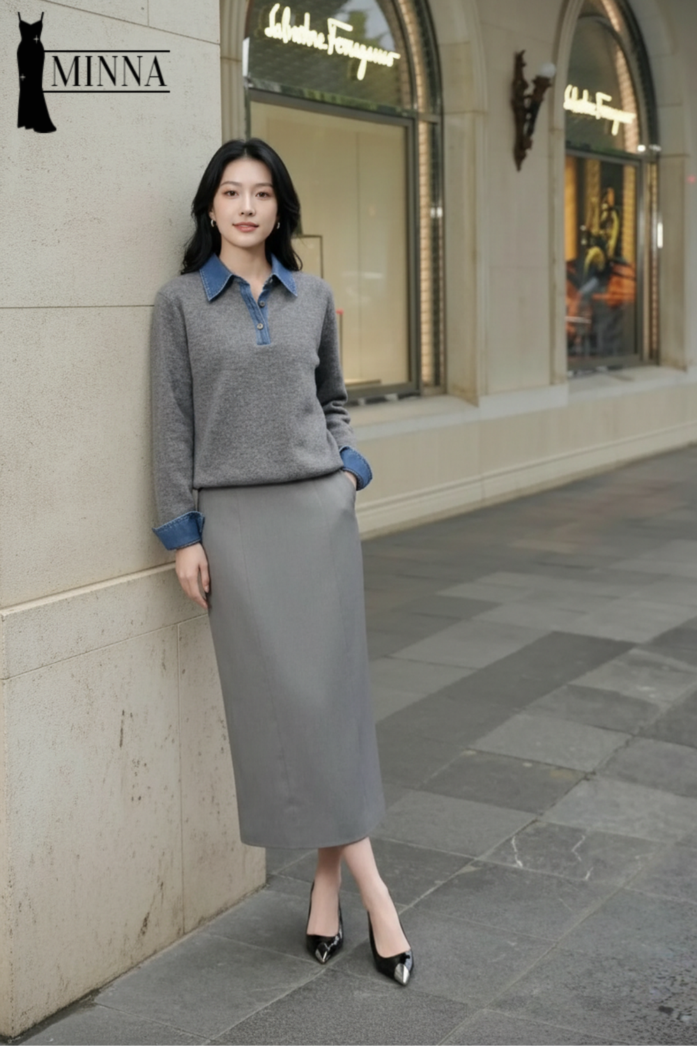 Classic Grey Knit - MA054
