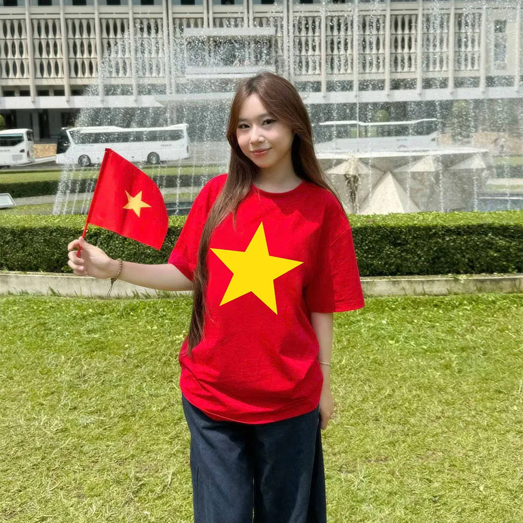 Áo thun Việt Nam cờ đỏ sao vàng ATD2463 Miucho form rộng vải cotton thoáng mát in basic_thumbnail_6