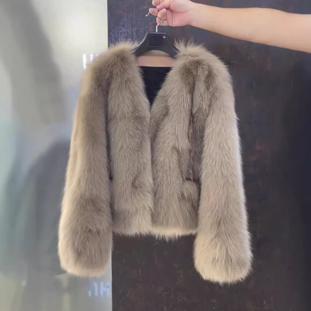 [MS000037] ✨ Áo Khoác Lông Giả Sang Chảnh Cho Nàng Thời Thượng
