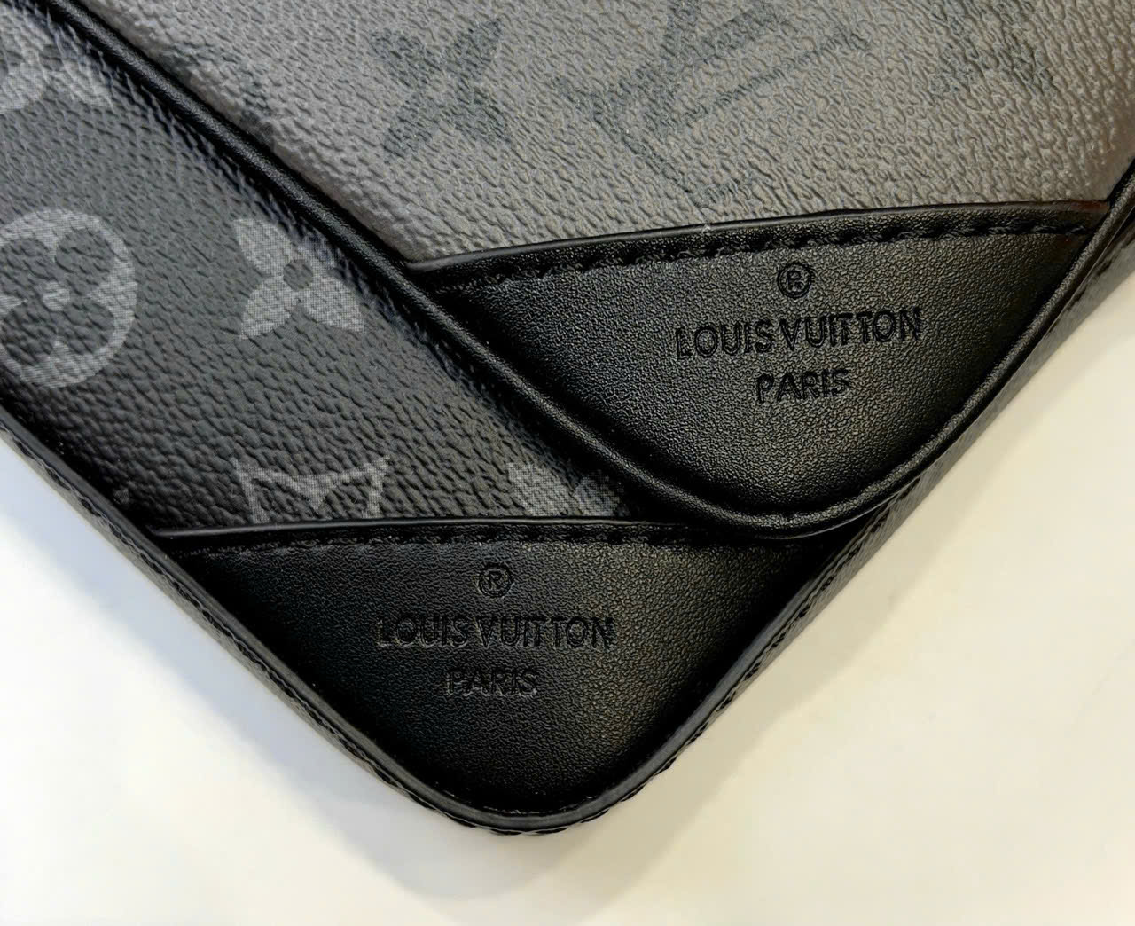 Túi đeo chéo set 3 món LV Trio messenger hoa đen_thumbnail_2