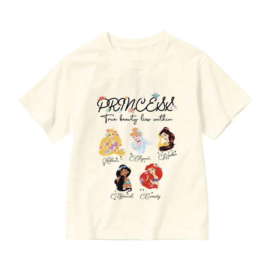 Áo thun cho bé gái Kado chất vải cotton thoáng mát hình hoạt hình công chúa in mix 2866_thumbnail_17
