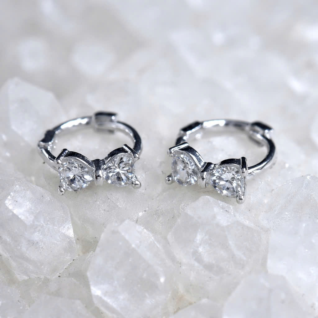 Khuyên vòng bạc si kim nơ trắng size 6_thumbnail_3