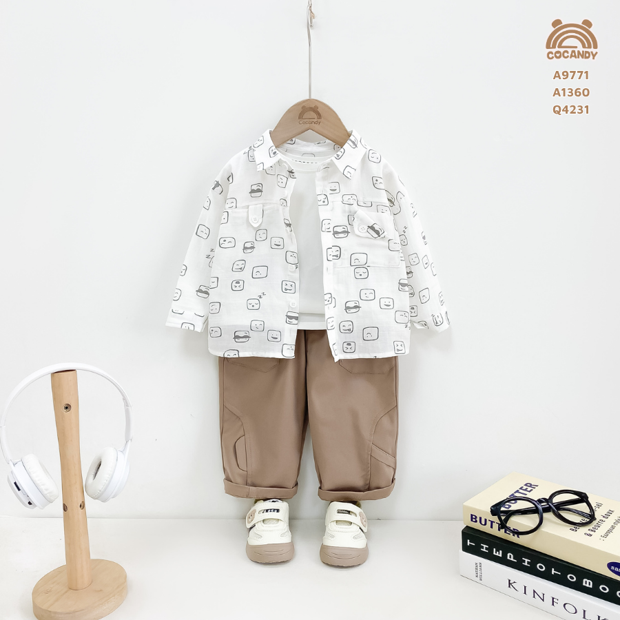 Quần dài kaki NÂU 2 túi phối cạnh_thumbnail_5