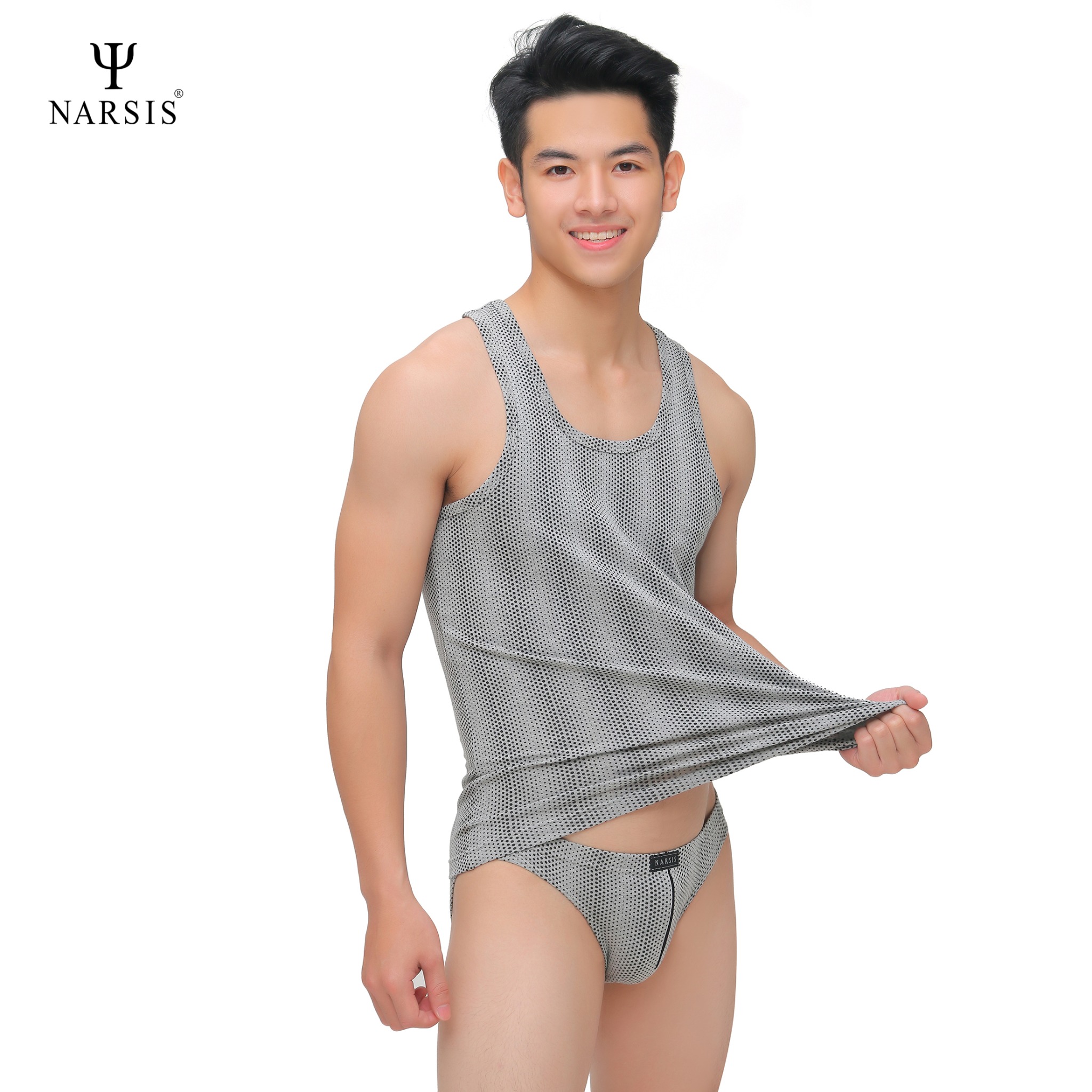 BỘ LÓT NAM NARSIS E3006 NARSIS CHẤT LIỆU THOÁNG MÁT, DỄ CHỊU, THOẢI MÁI CẢ NGÀY, DỄ VẬN ĐỘNG_thumbnail_2