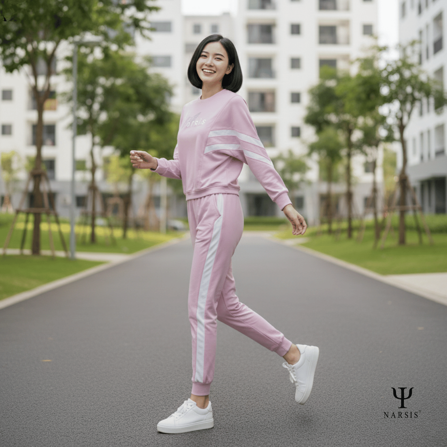 BỘ THU ĐÔNG NỮ M0020 NARSIS VẢI NỈ ẤM ÁP, MỀM MẠI, THÍCH HỢP MÙA ĐÔNG, GIỮ NHIỆT TỐT_thumbnail_4