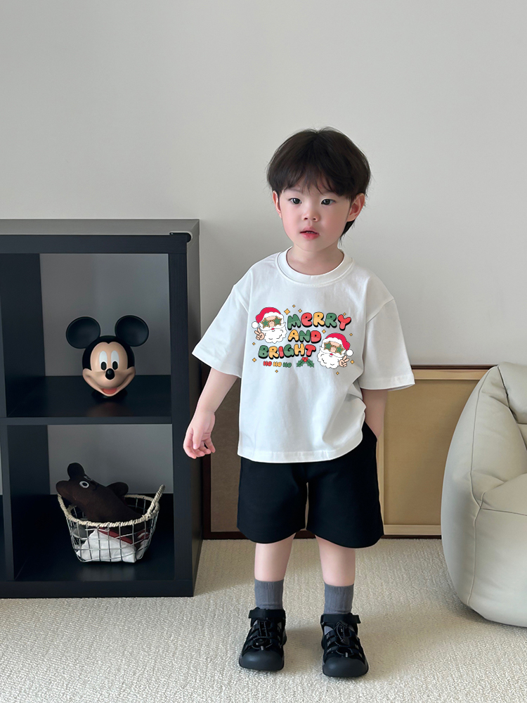 Áo thun bé trai giáng sinh noel form rộng vải cotton co giãn thoải mái AED1703 Miucho Kid in artwork_thumbnail_5