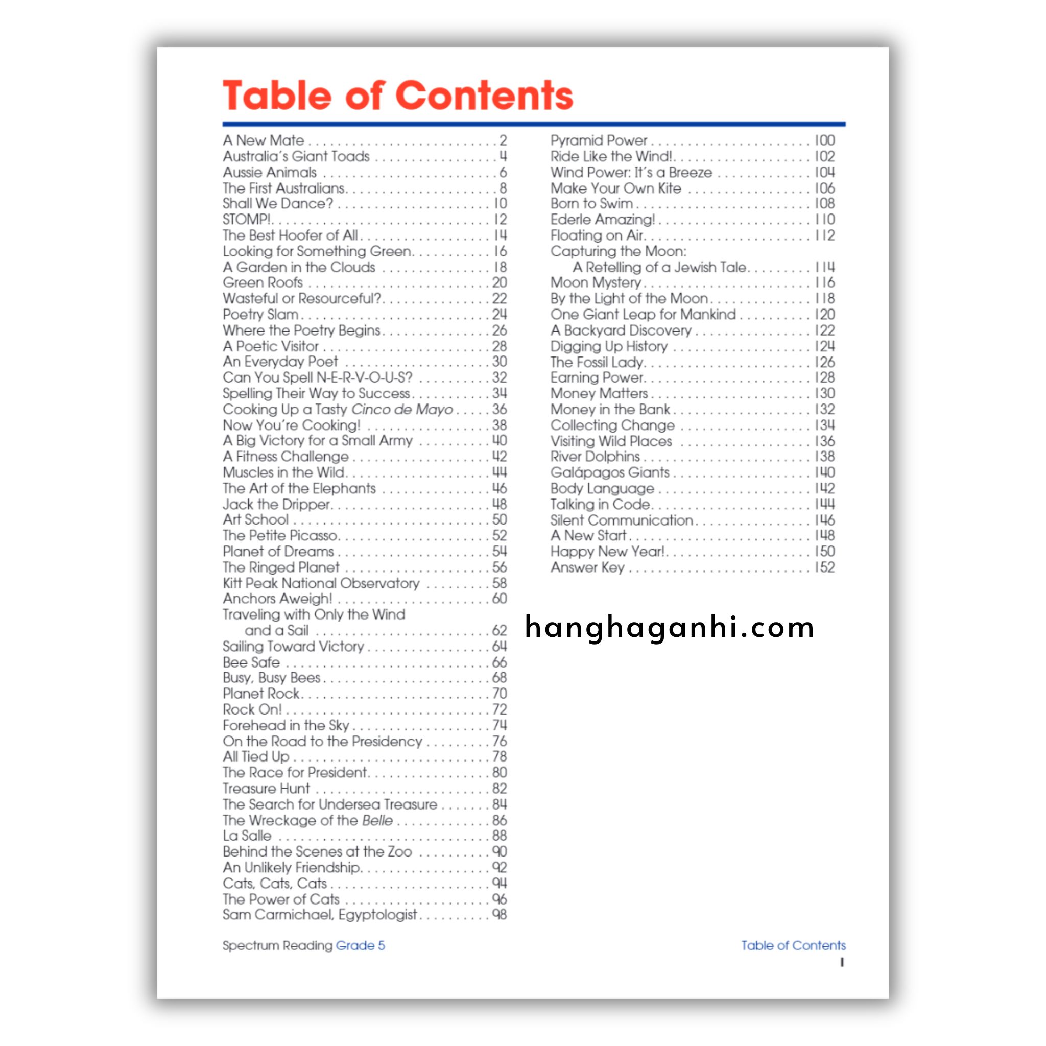 Sách Spectrum Reading Workbook Grade 5_thumbnail_1