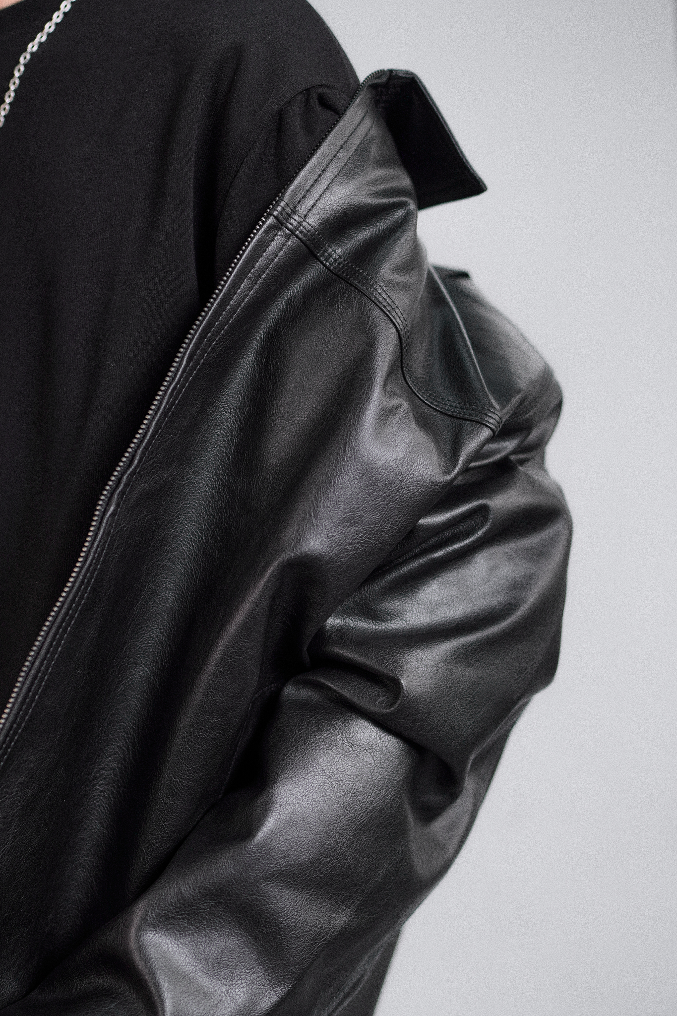 IMP 004 JACKET - Áo khoác Leather Zip Form Regular Crop_thumbnail_13