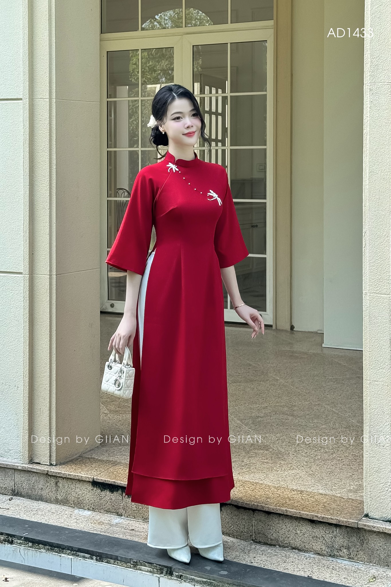 Áo dài cách tân Hồng Yến AD1433