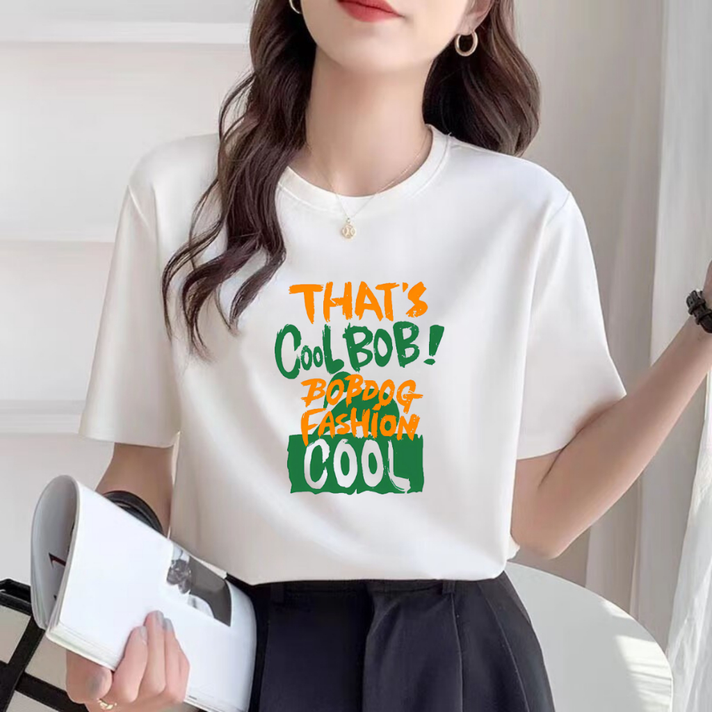 [Form rộng] Áo phông nữ màu trắng in hình nhiều mẫu - LOZA G0315_thumbnail_4