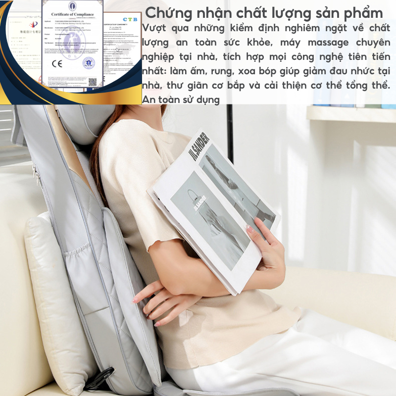 Ghế Mát Xa Lưng Toàn Thân NMI MART Massage Chườm Nóng Đa Vùng_thumbnail_2