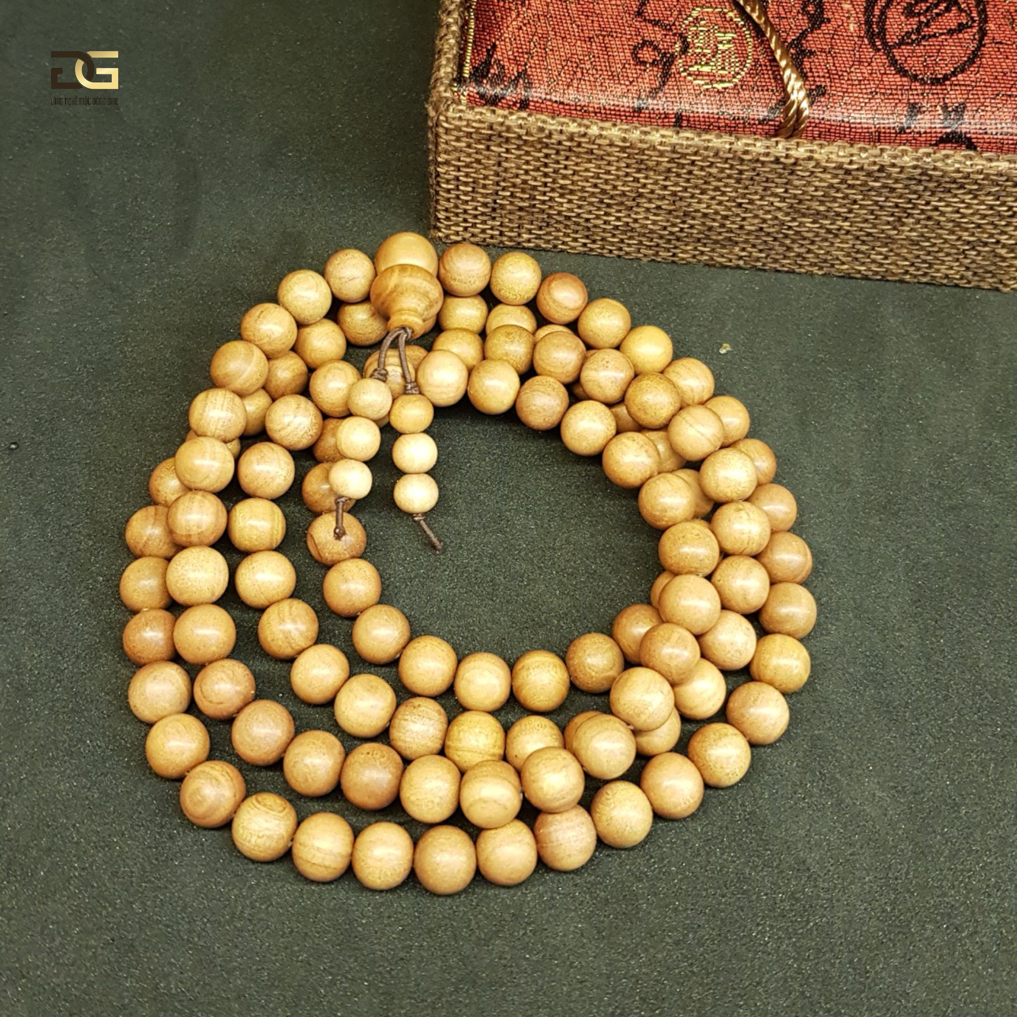08mm (108 Hạt) Vòng Tay Đàn Hương Rừng Ấn Độ_thumbnail_3