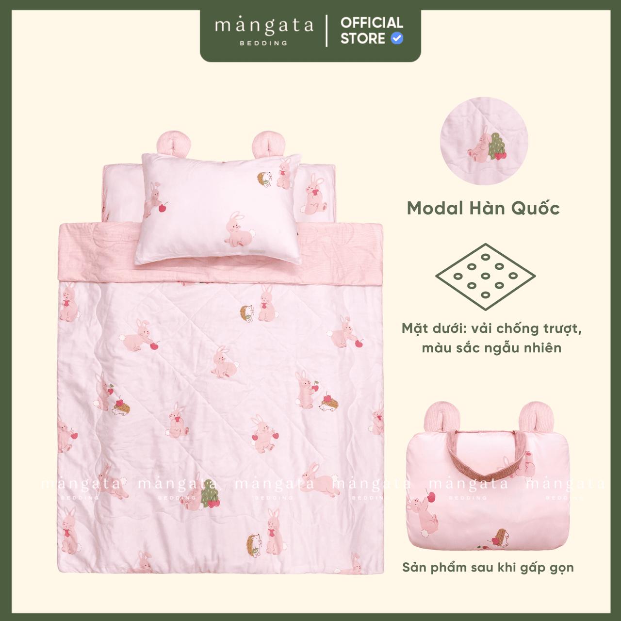 Mẫu Thỏ nhím - Bộ chăn gối gấp gọn đi học_thumbnail_1