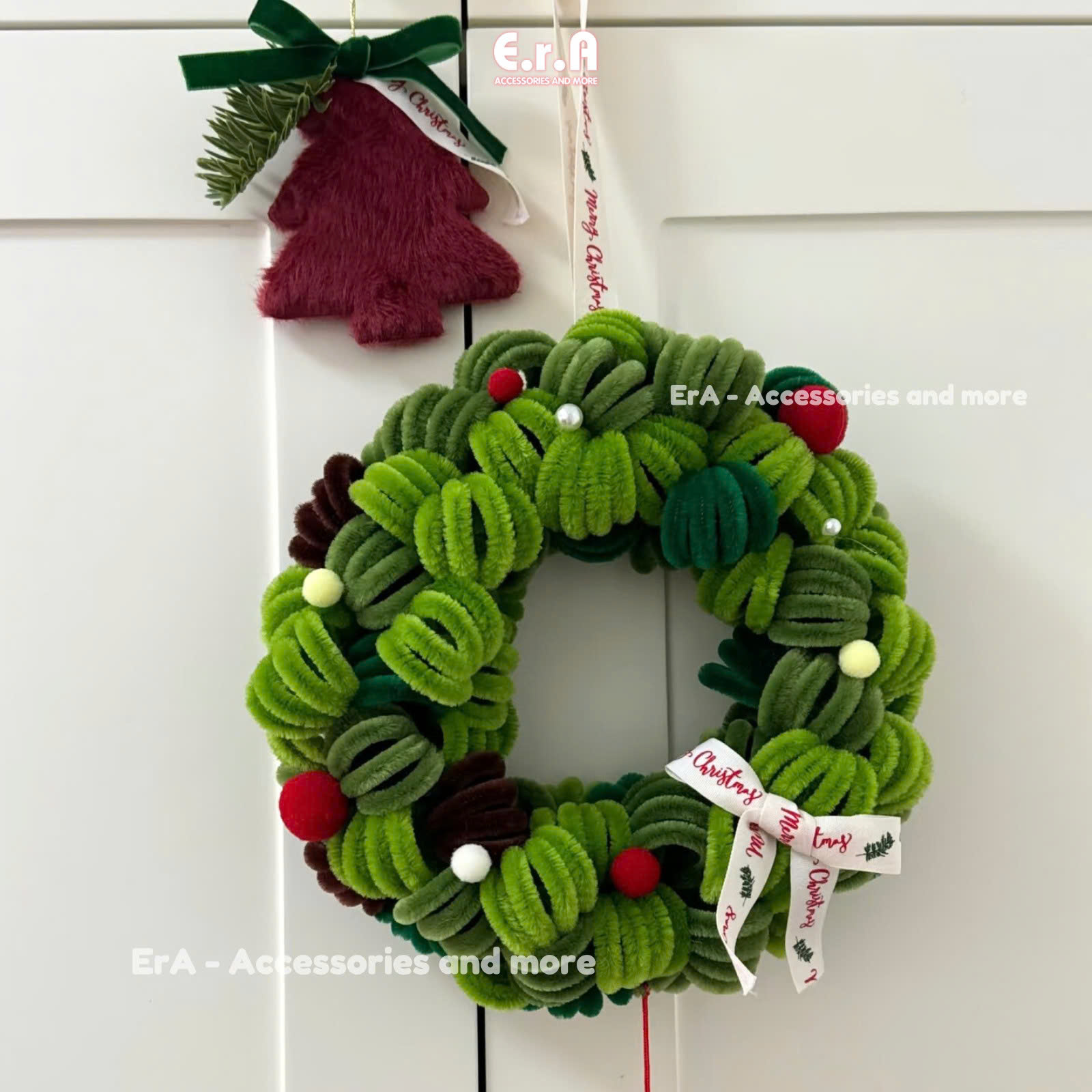 Vòng Nguyệt Quế Noel Kẽm Nhung_thumbnail_3