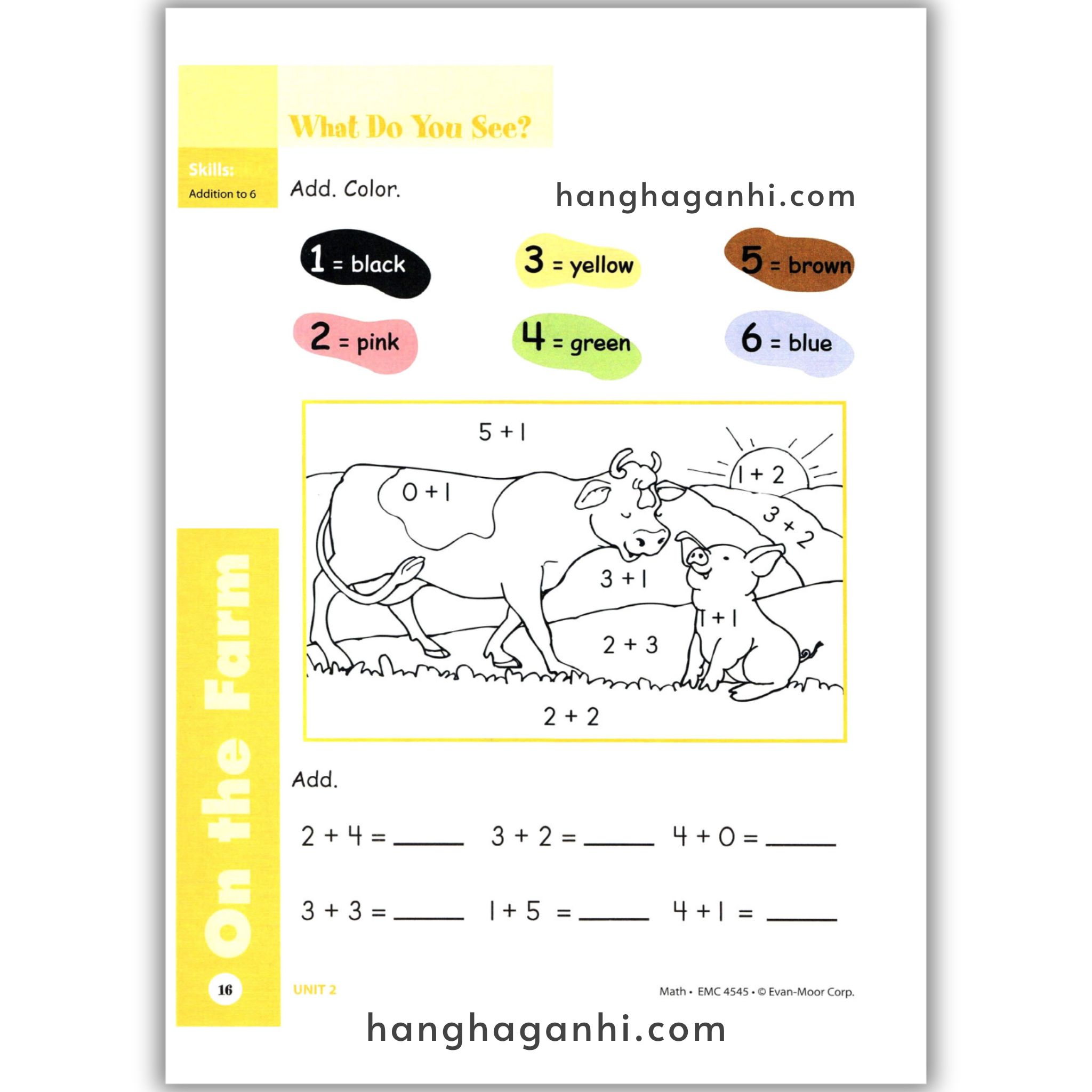 Skill Sharpeners Math Grade 1, Sách Toán Mỹ Evan Moor cho học sinh lớp 1_thumbnail_9