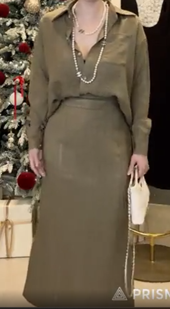 Set Sơ Mi Suông Túi Ngực