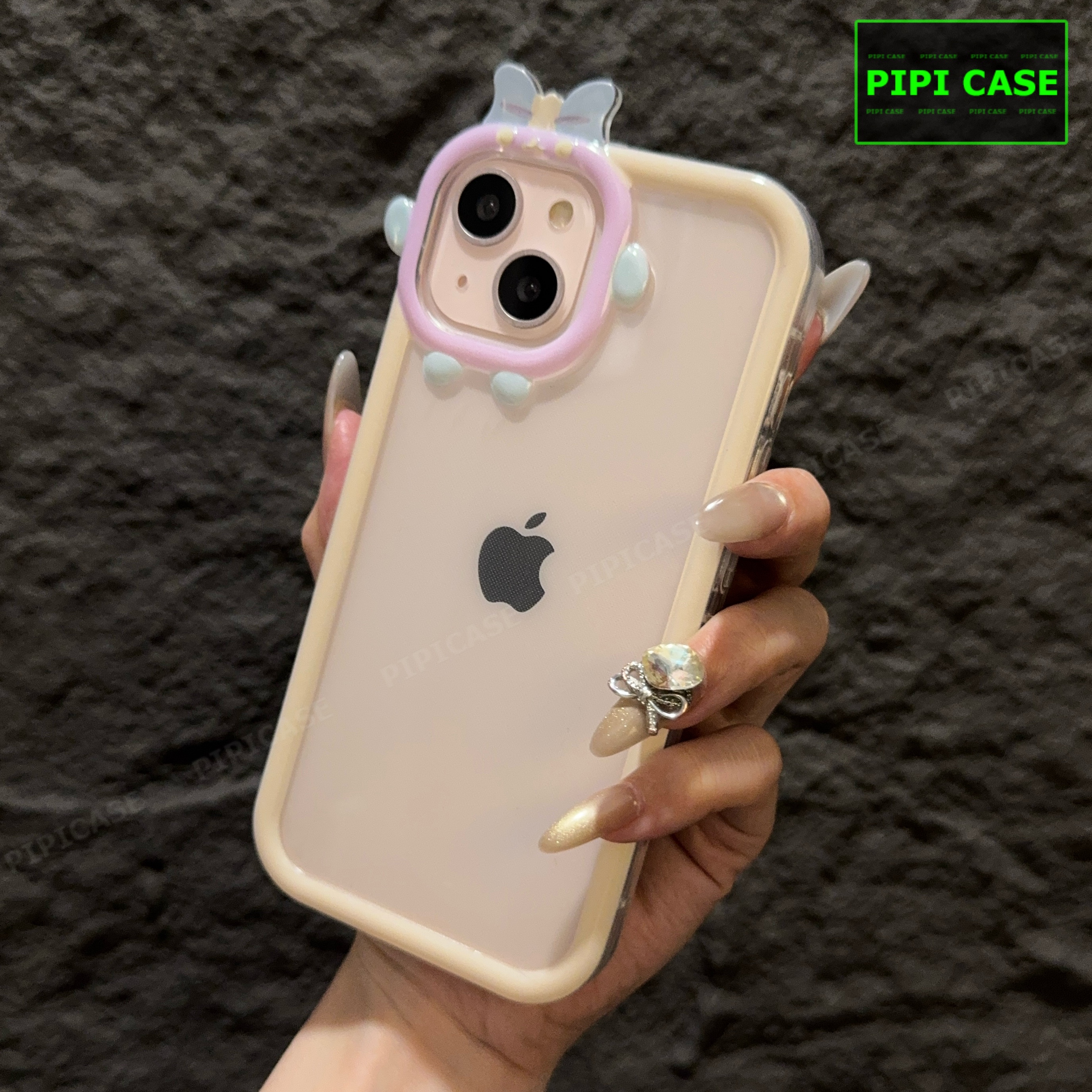 Ốp Lưng iPhone 14 Plus - Chic Cute - Vàng