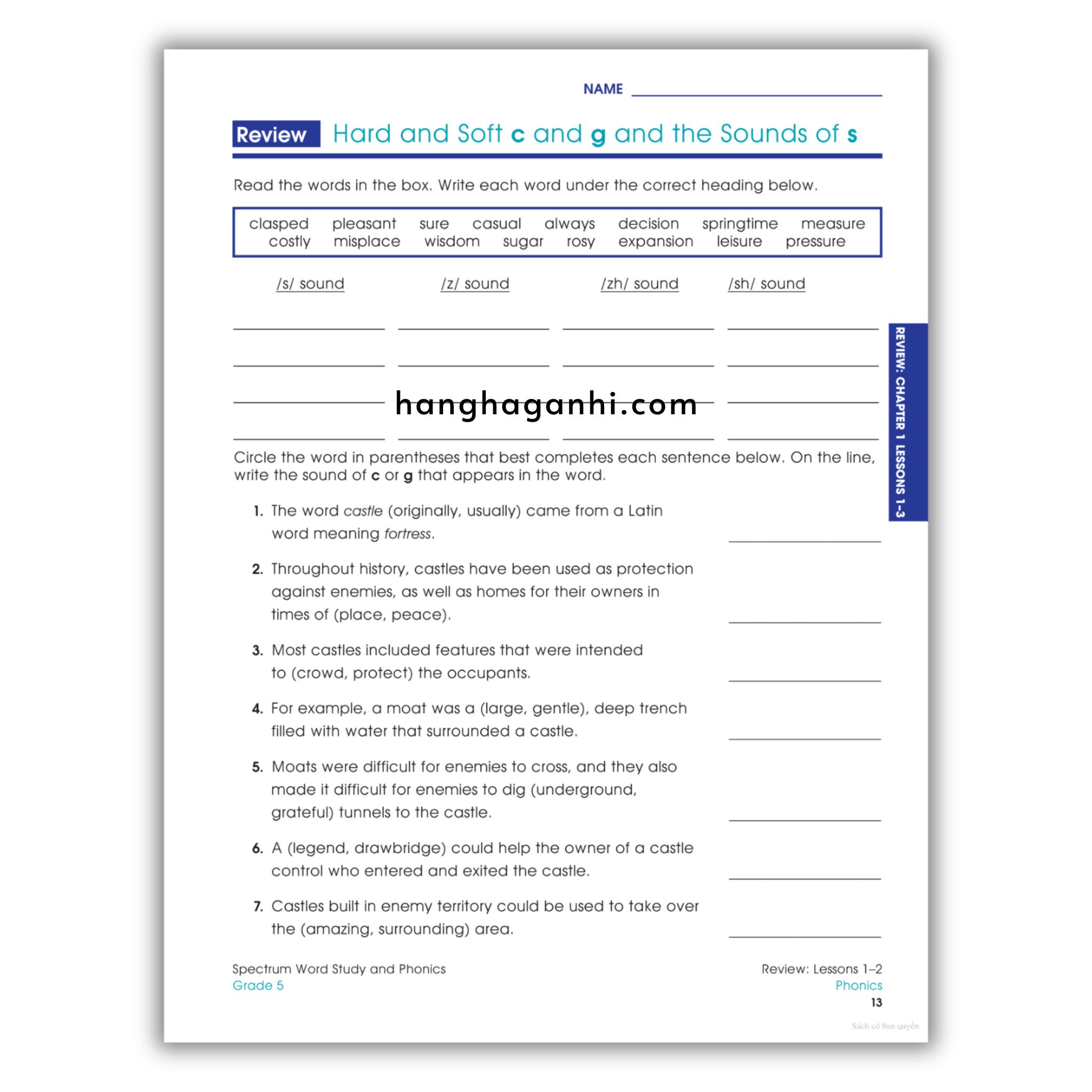 Sách Spectrum Word Study and Phonics Workbook Grade 5_thumbnail_6