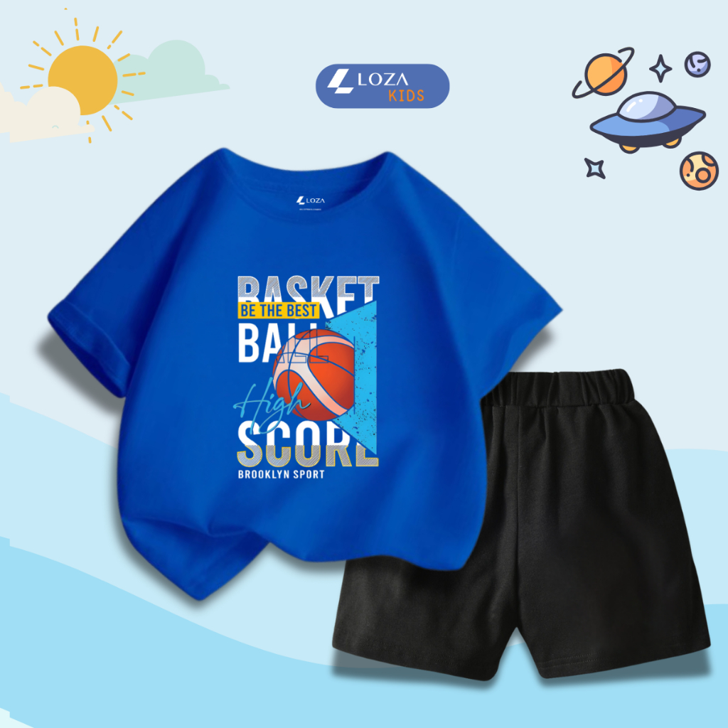 Set đồ bé trai hình BASKETBALL  - Loza Kids SB604_thumbnail_4