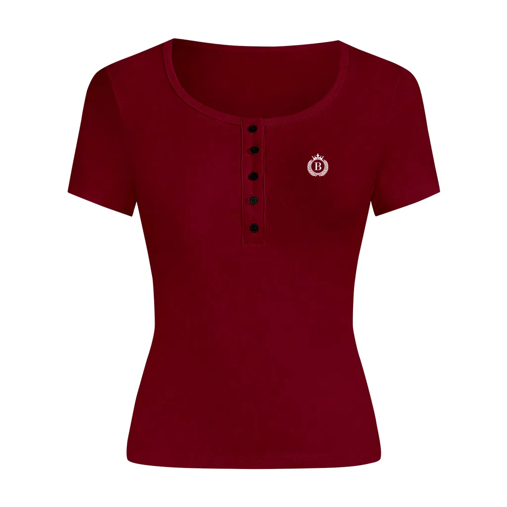 Áo thun ôm body cổ nút Miucho vải visco dày dặn thoáng mát thấm hút tốt tôn dáng in artwork 2722_thumbnail_12