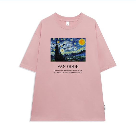 Áo thun unisex tay lỡ form rộng chất vải cotton mềm mại Miucho AT292 in graphic_thumbnail_0