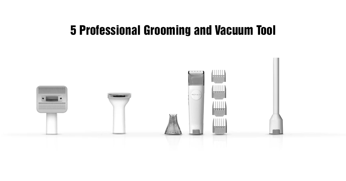 PETKIT AirClipper 5-in-1 Pet Grooming Kit