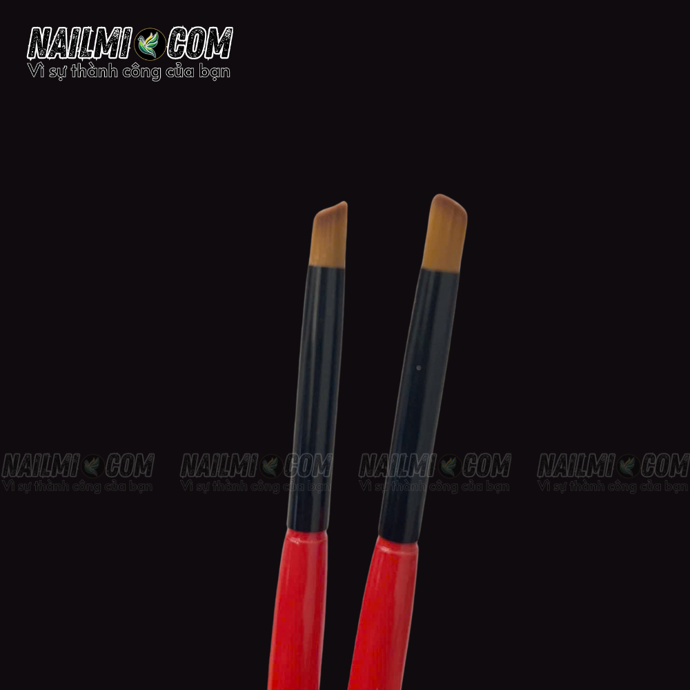 Cọ ombre - đầu tròn xiên - cung đình - cán gỗ_thumbnail_2