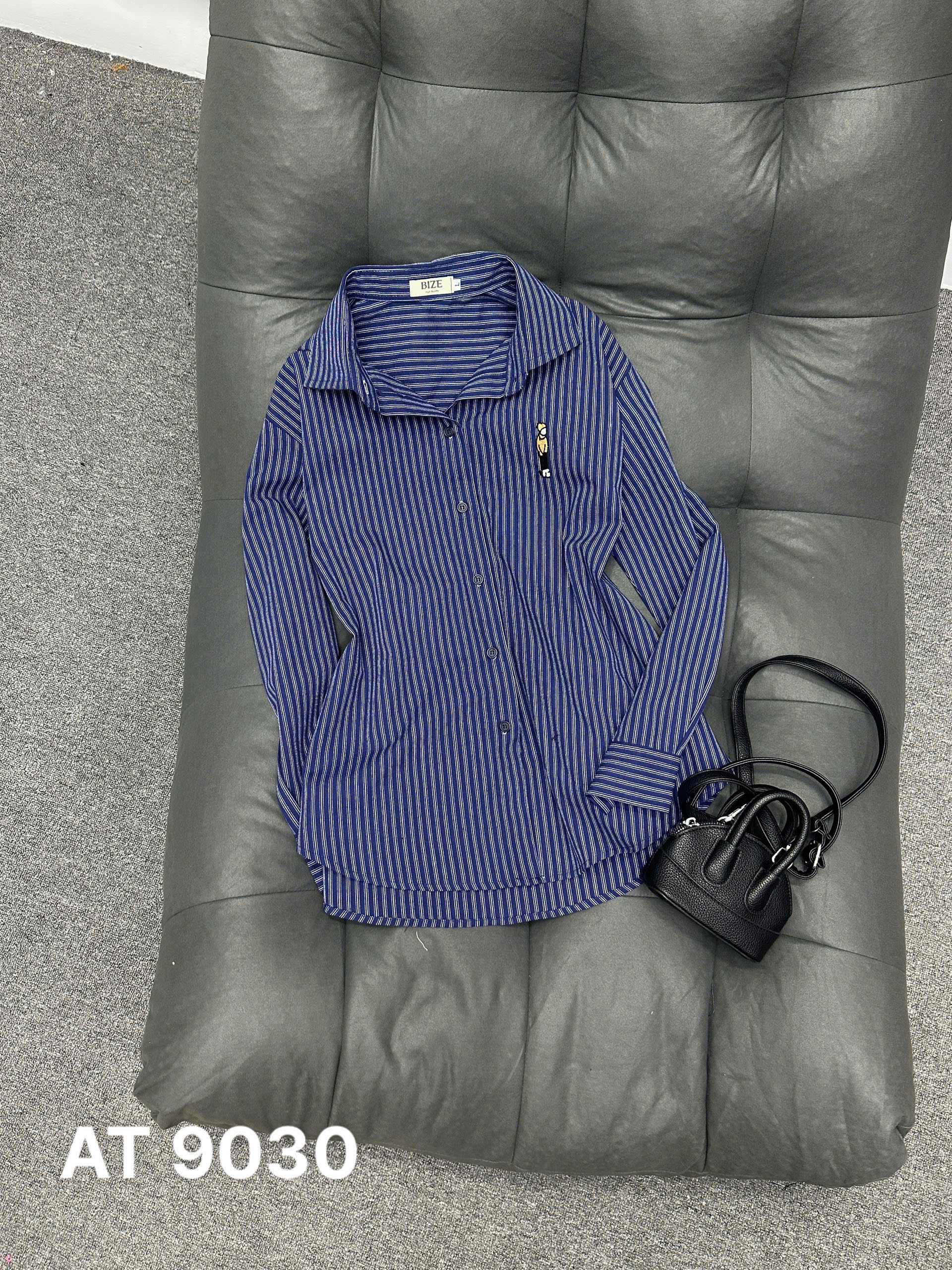 Áo sơ mi tay dài thêu bigsize AT9030 dành cho nàng béo mập từ 55-90kg_thumbnail_5