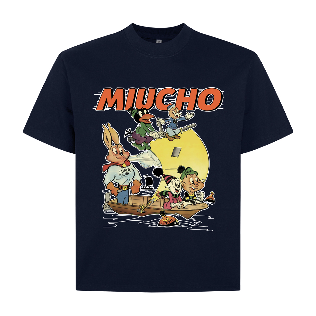 Áo thun boxy hoạt hình 2328 Miucho cổ tròn chất vải cotton 2 chiều cao cấp dày dặn in mix_thumbnail_8