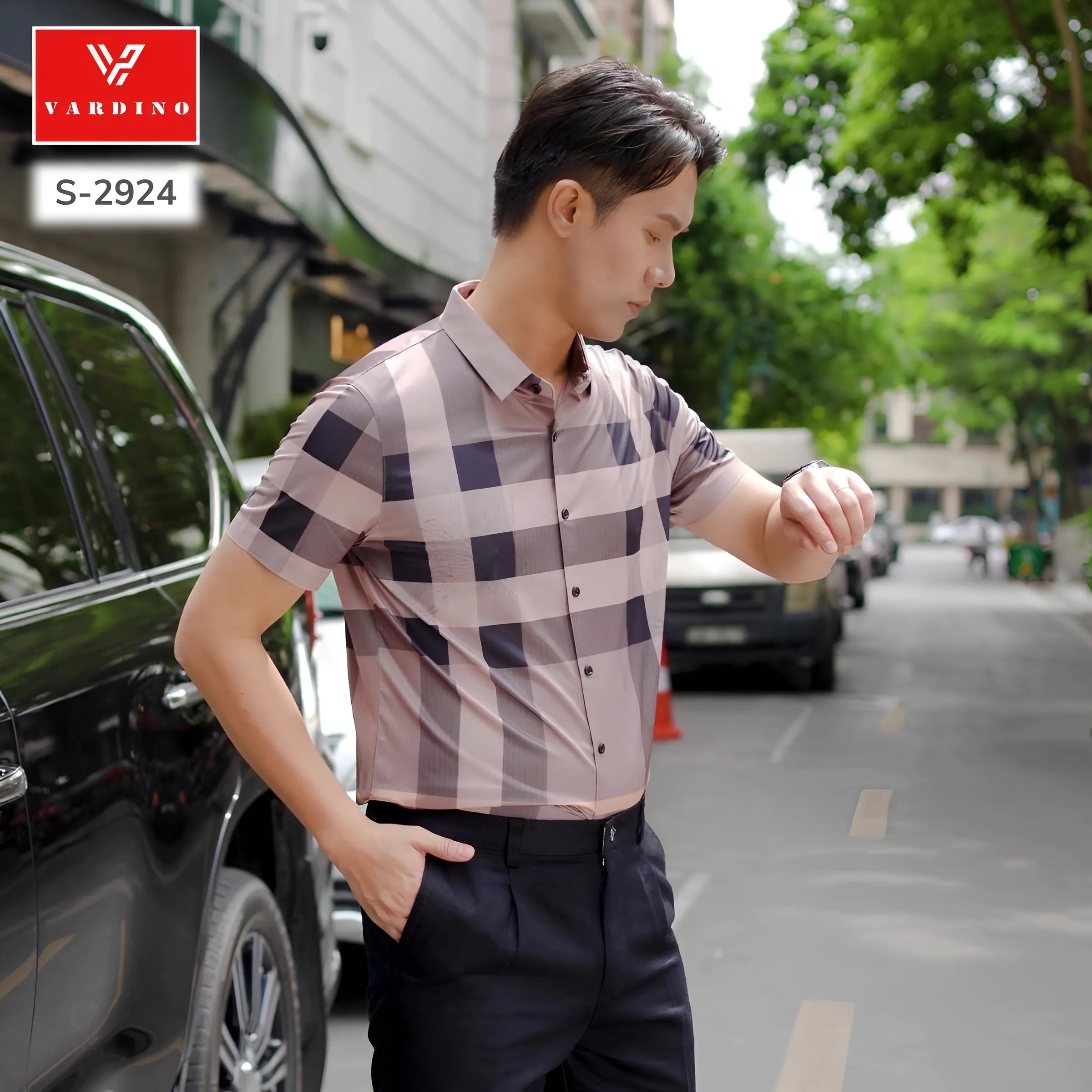 Áo Sơ Mi Ngắn Tay Nam Vardino: Phong Cách và Năng Động