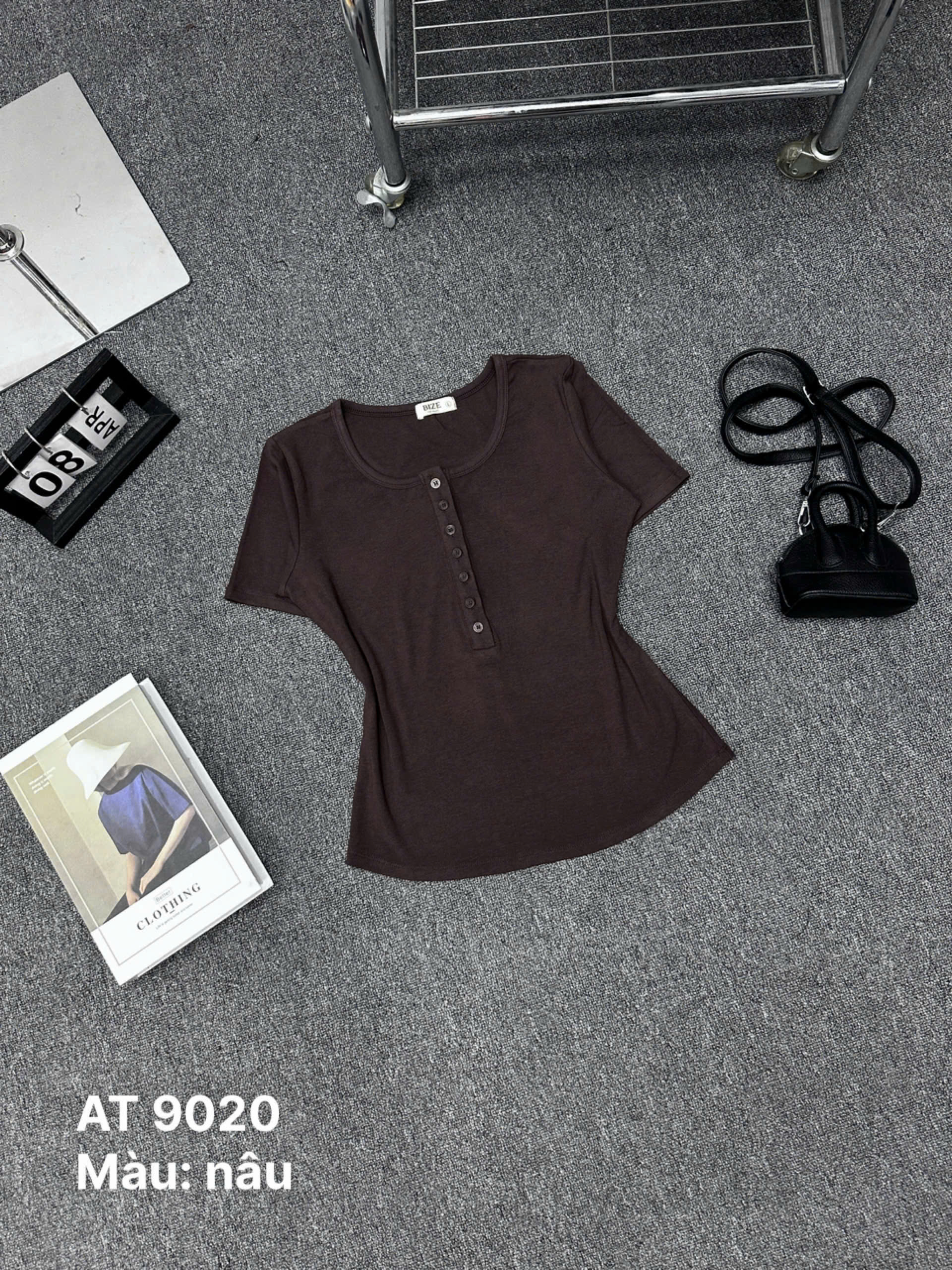 Áo thun tay ngắn phối nút kiểu bigsize AT9020 dành cho nàng béo mập từ 55-90kg_thumbnail_26