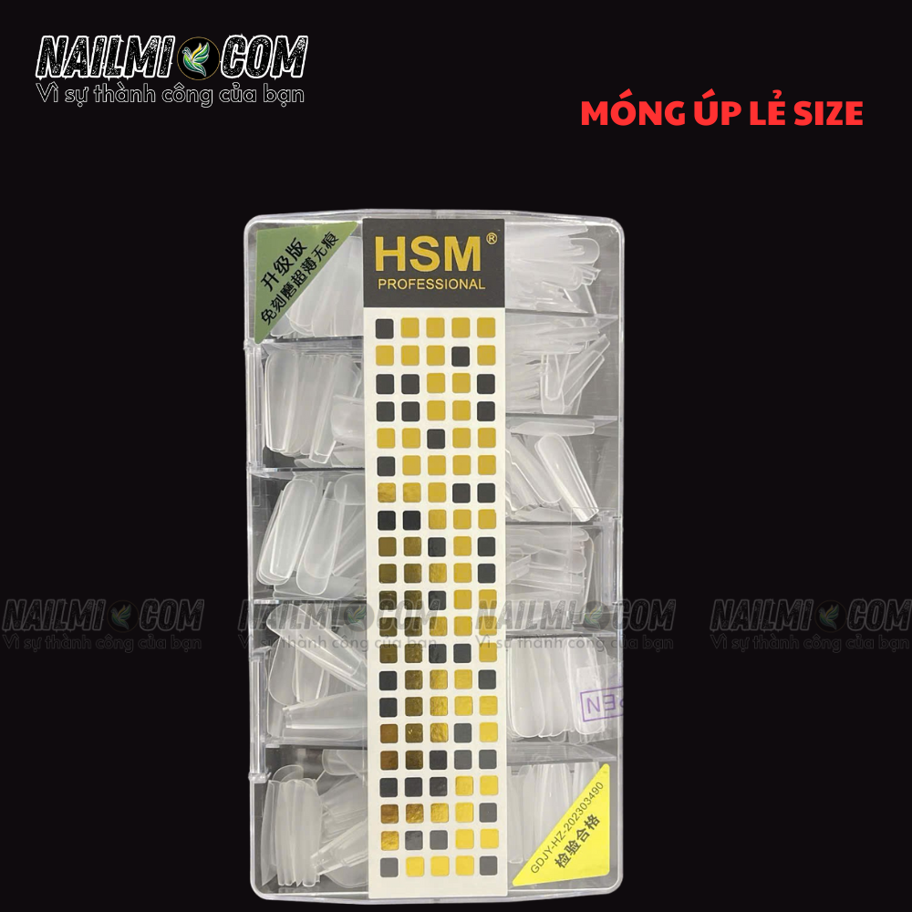 Móng úp - lẻ size - phom thang - trong nhám - L2_thumbnail_2