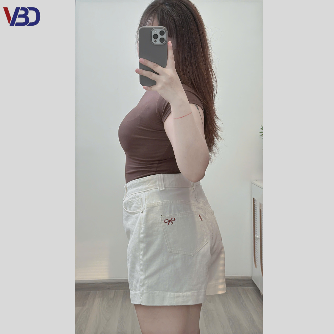 Quần short lửng thêu nơ kaki jean bigsize QSJ049 dành cho nàng béo mập từ 55-90kg_thumbnail_22