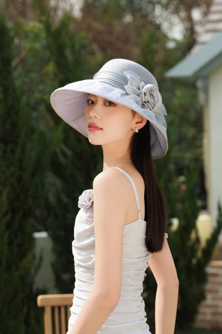 Mũ vành rộng có nơ hoa Hàn Quốc HZ2516_thumbnail_2